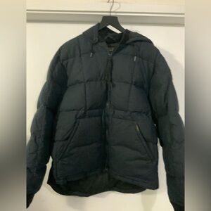 Filson Waxed Down Jacket in Night Sky